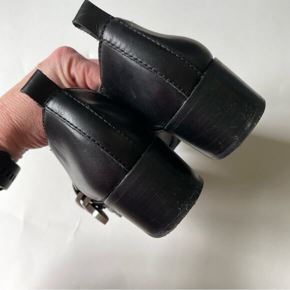 BCBGeneration Black Leather Moto Ankle Bootie - Picture 8 of 10